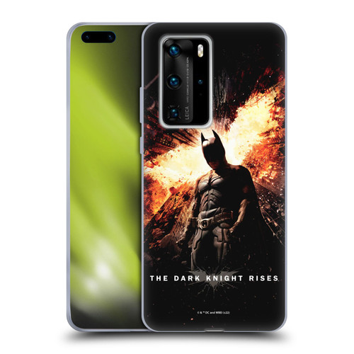 The Dark Knight Rises Key Art Batman Poster Soft Gel Case for Huawei P40 Pro / P40 Pro Plus 5G