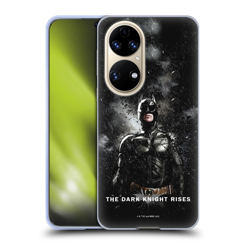 The Dark Knight Rises Key Art Batman Rain Poster Soft Gel Case for Huawei P50