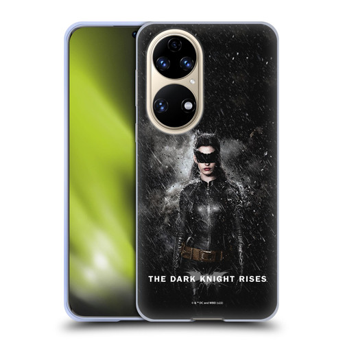 The Dark Knight Rises Key Art Catwoman Rain Poster Soft Gel Case for Huawei P50