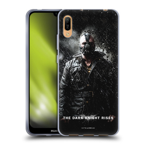 The Dark Knight Rises Key Art Bane Rain Poster Soft Gel Case for Huawei Y6 Pro (2019)