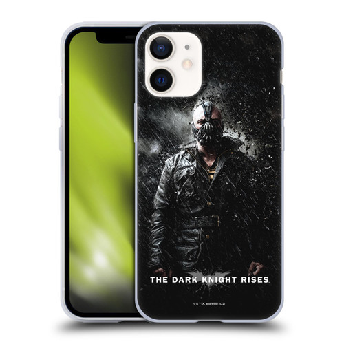 The Dark Knight Rises Key Art Bane Rain Poster Soft Gel Case for Apple iPhone 12 Mini
