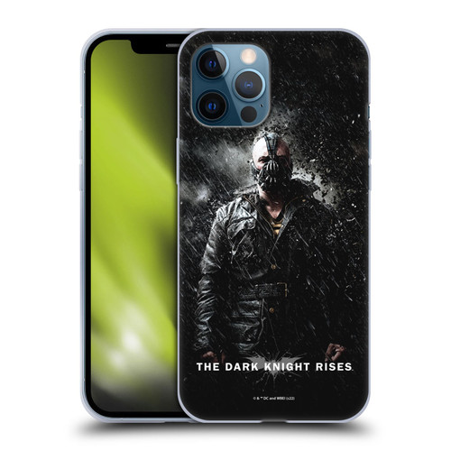 The Dark Knight Rises Key Art Bane Rain Poster Soft Gel Case for Apple iPhone 12 Pro Max