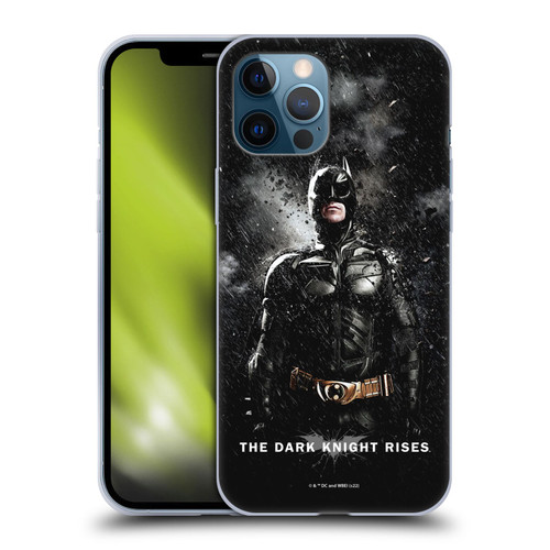 The Dark Knight Rises Key Art Batman Rain Poster Soft Gel Case for Apple iPhone 12 Pro Max