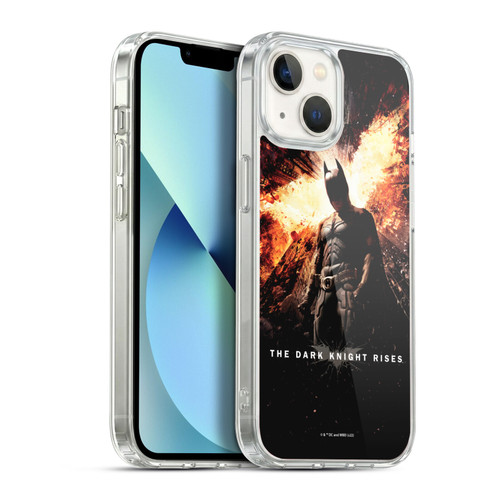 The Dark Knight Rises Key Art Batman Poster Soft Gel Case for Apple iPhone 13