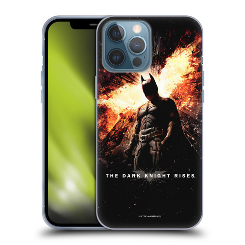 The Dark Knight Rises Key Art Batman Poster Soft Gel Case for Apple iPhone 13 Pro Max