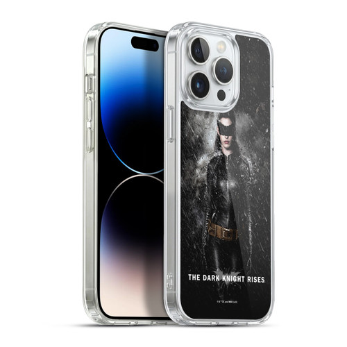 The Dark Knight Rises Key Art Catwoman Rain Poster Soft Gel Case for Apple iPhone 13 Pro Max & MagSafe