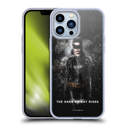 The Dark Knight Rises Key Art Catwoman Rain Poster Soft Gel Case for Apple iPhone 13 Pro Max