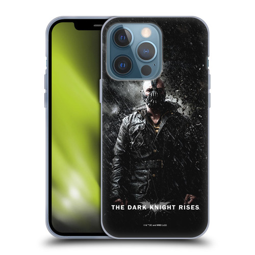 The Dark Knight Rises Key Art Bane Rain Poster Soft Gel Case for Apple iPhone 13 Pro
