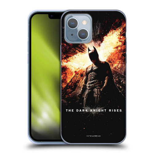 The Dark Knight Rises Key Art Batman Poster Soft Gel Case for Apple iPhone 14