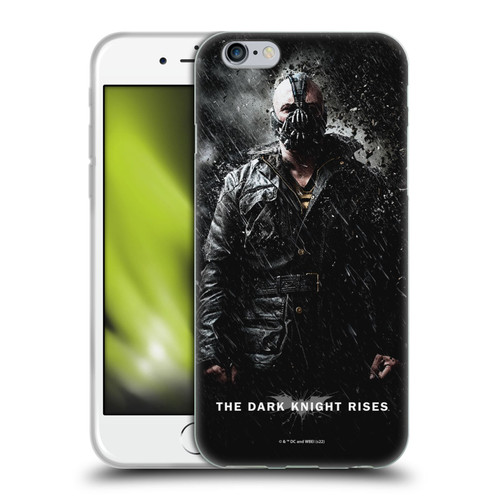 The Dark Knight Rises Key Art Bane Rain Poster Soft Gel Case for Apple iPhone 6 / iPhone 6s