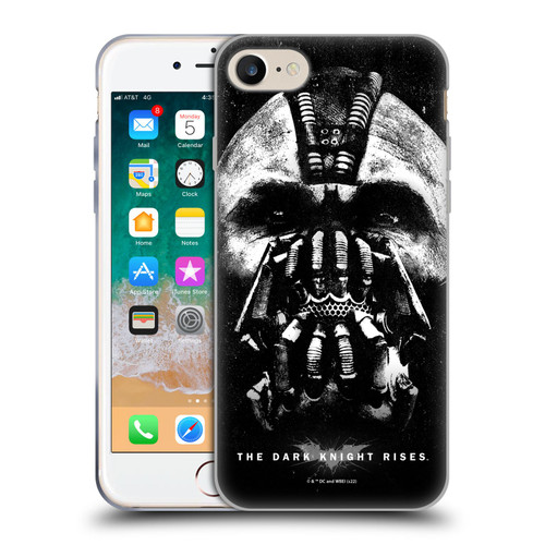 The Dark Knight Rises Key Art Bane Soft Gel Case for Apple iPhone 7 / 8 / SE 2020 & 2022