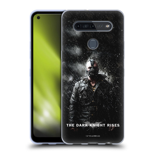 The Dark Knight Rises Key Art Bane Rain Poster Soft Gel Case for LG K51S