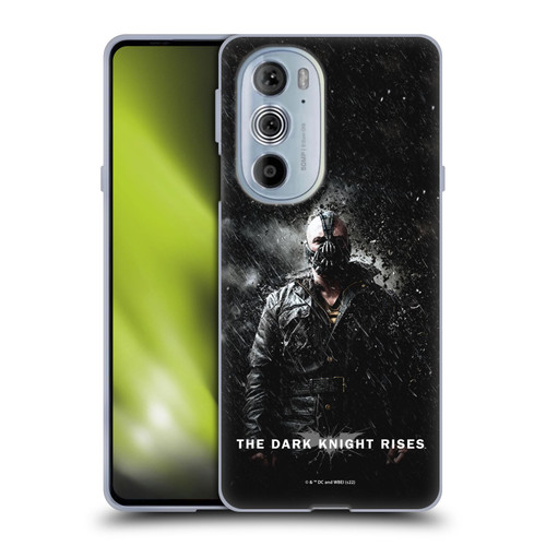 The Dark Knight Rises Key Art Bane Rain Poster Soft Gel Case for Motorola Edge X30