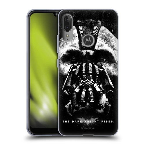 The Dark Knight Rises Key Art Bane Soft Gel Case for Motorola Moto E6 Plus