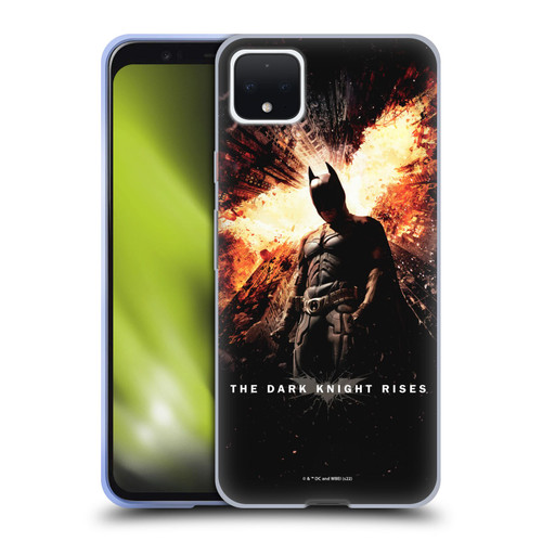 The Dark Knight Rises Key Art Batman Poster Soft Gel Case for Google Pixel 4 XL