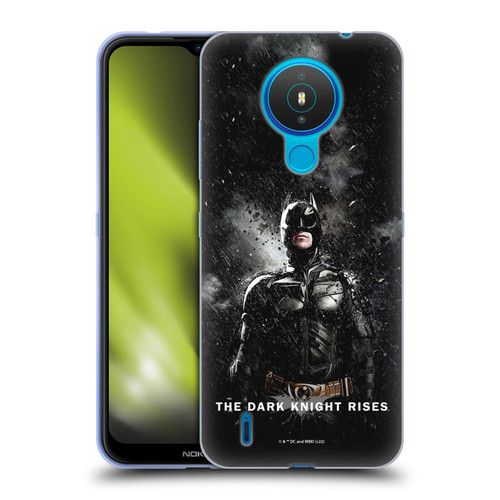 The Dark Knight Rises Key Art Batman Rain Poster Soft Gel Case for Nokia 1.4