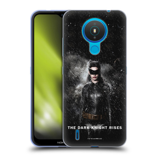 The Dark Knight Rises Key Art Catwoman Rain Poster Soft Gel Case for Nokia 1.4