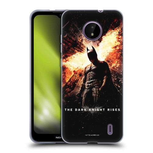 The Dark Knight Rises Key Art Batman Poster Soft Gel Case for Nokia C10 / C20