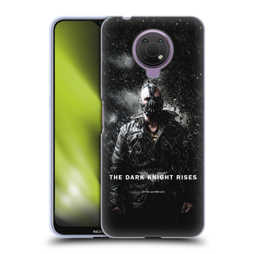 The Dark Knight Rises Key Art Bane Rain Poster Soft Gel Case for Nokia G10