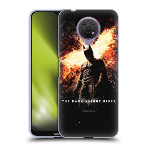 The Dark Knight Rises Key Art Batman Poster Soft Gel Case for Nokia G10