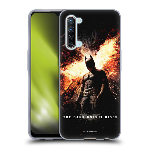 The Dark Knight Rises Key Art Batman Poster Soft Gel Case for OPPO Find X2 Lite 5G