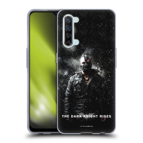 The Dark Knight Rises Key Art Bane Rain Poster Soft Gel Case for OPPO Find X2 Lite 5G