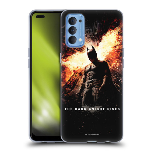 The Dark Knight Rises Key Art Batman Poster Soft Gel Case for OPPO Reno 4 5G
