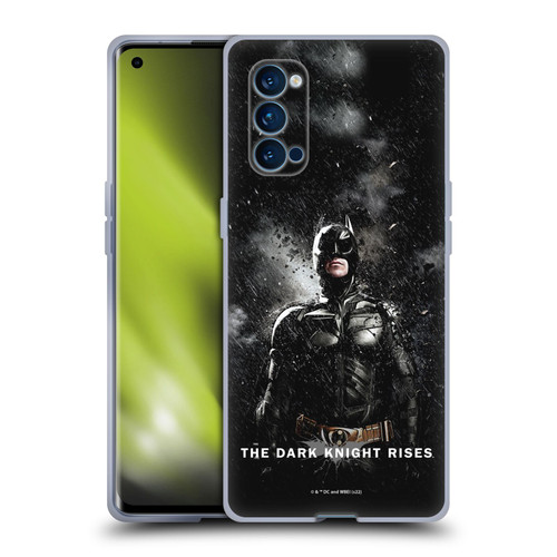 The Dark Knight Rises Key Art Batman Rain Poster Soft Gel Case for OPPO Reno 4 Pro 5G