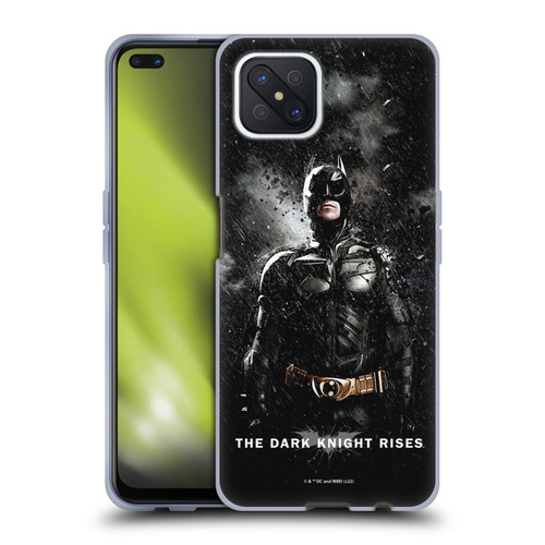 The Dark Knight Rises Key Art Batman Rain Poster Soft Gel Case for OPPO Reno4 Z 5G