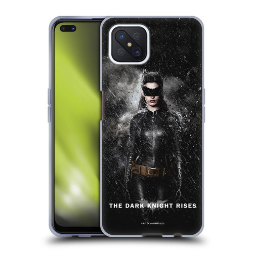 The Dark Knight Rises Key Art Catwoman Rain Poster Soft Gel Case for OPPO Reno4 Z 5G