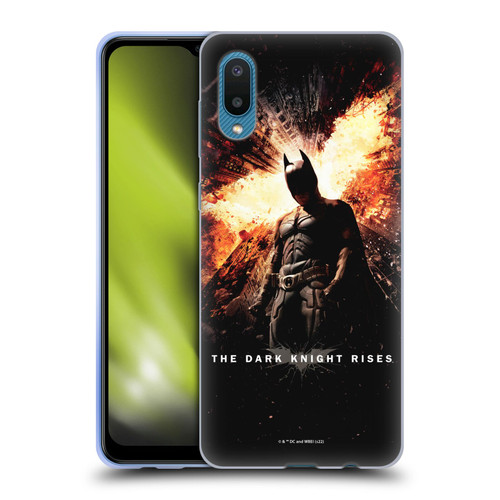 The Dark Knight Rises Key Art Batman Poster Soft Gel Case for Samsung Galaxy A02/M02 (2021)