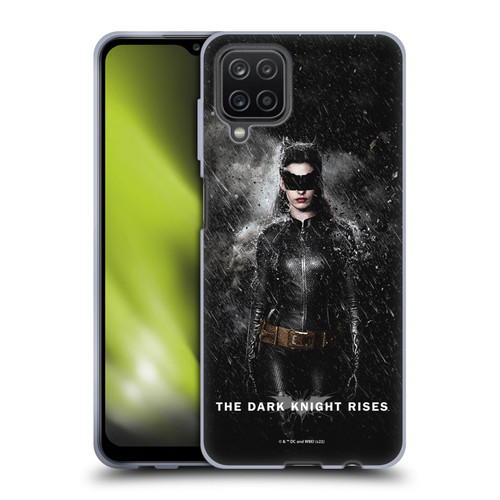 The Dark Knight Rises Key Art Catwoman Rain Poster Soft Gel Case for Samsung Galaxy A12 (2020)