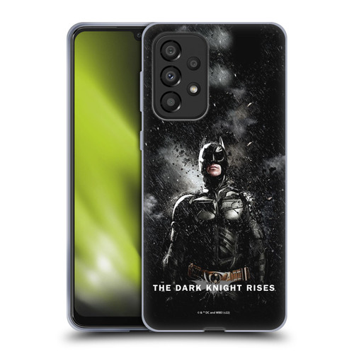 The Dark Knight Rises Key Art Batman Rain Poster Soft Gel Case for Samsung Galaxy A33 5G (2022)