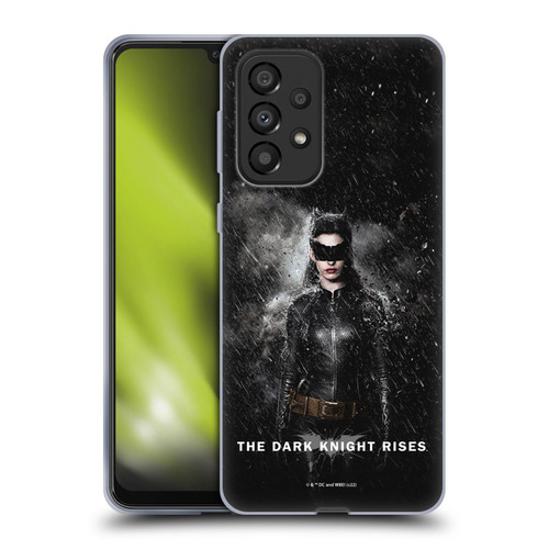 The Dark Knight Rises Key Art Catwoman Rain Poster Soft Gel Case for Samsung Galaxy A33 5G (2022)