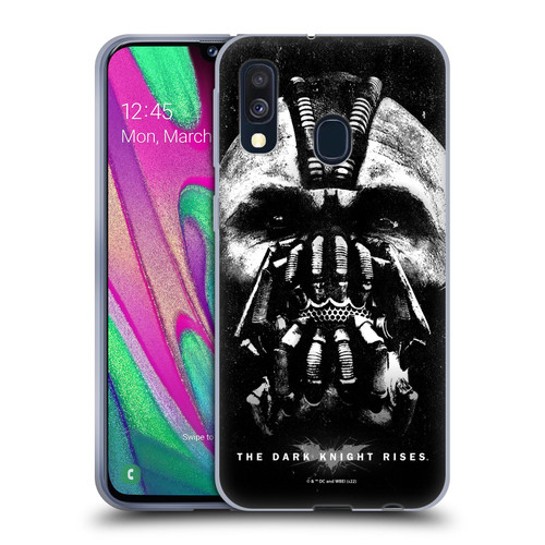 The Dark Knight Rises Key Art Bane Soft Gel Case for Samsung Galaxy A40 (2019)
