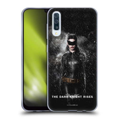 The Dark Knight Rises Key Art Catwoman Rain Poster Soft Gel Case for Samsung Galaxy A50/A30s (2019)