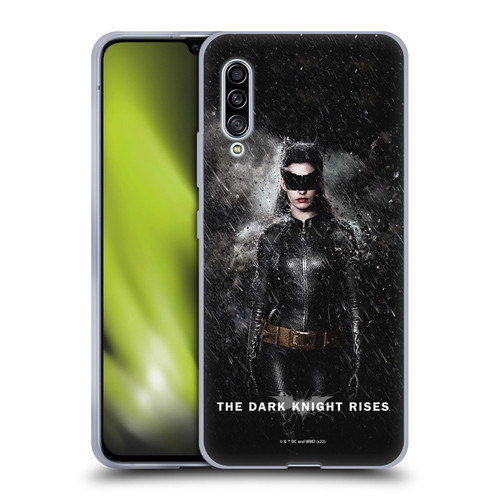 The Dark Knight Rises Key Art Catwoman Rain Poster Soft Gel Case for Samsung Galaxy A90 5G (2019)