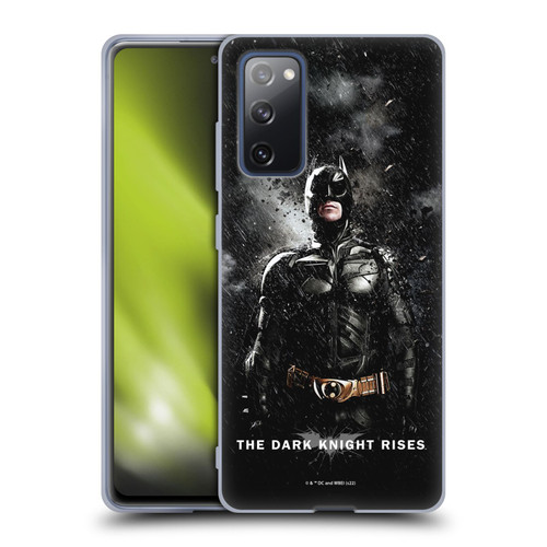 The Dark Knight Rises Key Art Batman Rain Poster Soft Gel Case for Samsung Galaxy S20 FE / 5G