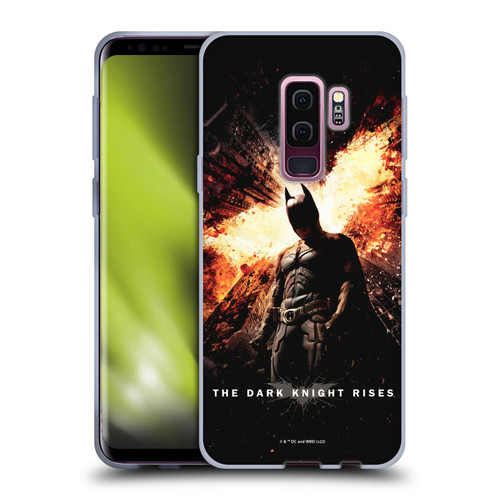 The Dark Knight Rises Key Art Batman Poster Soft Gel Case for Samsung Galaxy S9+ / S9 Plus
