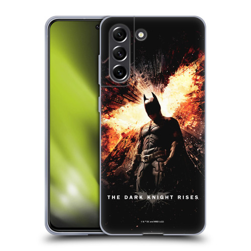 The Dark Knight Rises Key Art Batman Poster Soft Gel Case for Samsung Galaxy S21 FE 5G