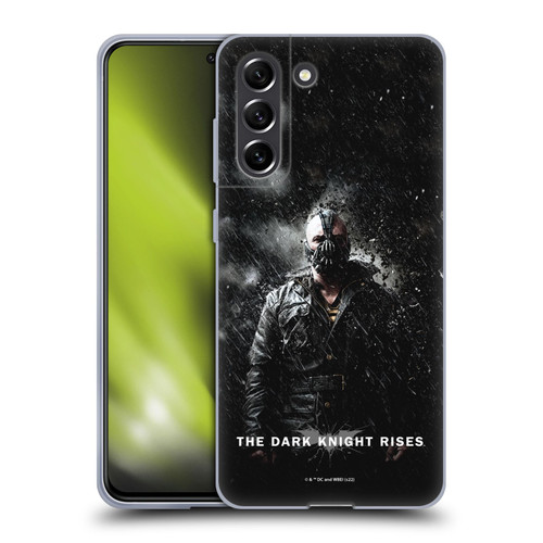The Dark Knight Rises Key Art Bane Rain Poster Soft Gel Case for Samsung Galaxy S21 FE 5G
