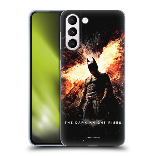 The Dark Knight Rises Key Art Batman Poster Soft Gel Case for Samsung Galaxy S21+ 5G