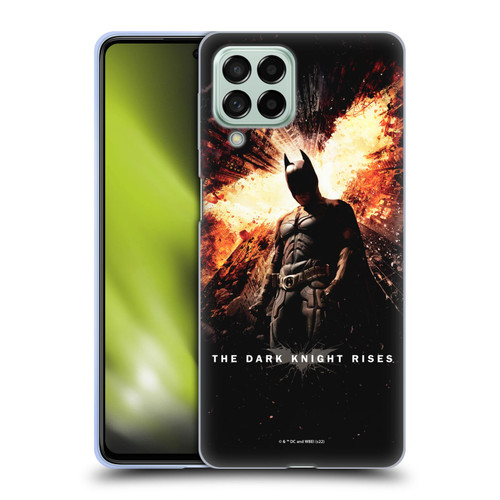 The Dark Knight Rises Key Art Batman Poster Soft Gel Case for Samsung Galaxy M53 (2022)