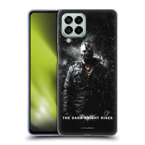 The Dark Knight Rises Key Art Bane Rain Poster Soft Gel Case for Samsung Galaxy M53 (2022)