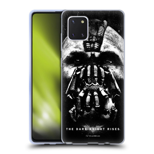 The Dark Knight Rises Key Art Bane Soft Gel Case for Samsung Galaxy Note10 Lite