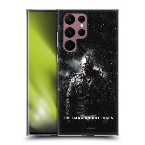The Dark Knight Rises Key Art Bane Rain Poster Soft Gel Case for Samsung Galaxy S22 Ultra 5G