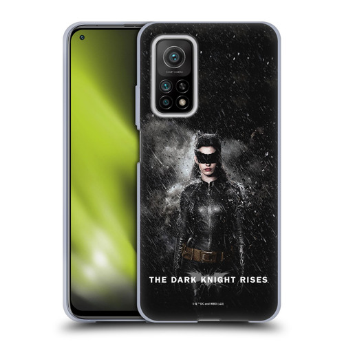 The Dark Knight Rises Key Art Catwoman Rain Poster Soft Gel Case for Xiaomi Mi 10T 5G