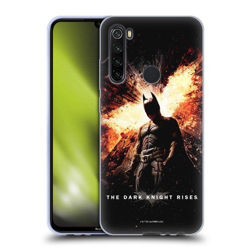 The Dark Knight Rises Key Art Batman Poster Soft Gel Case for Xiaomi Redmi Note 8T