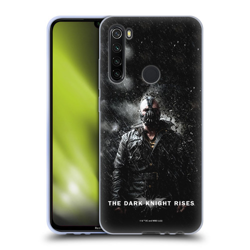 The Dark Knight Rises Key Art Bane Rain Poster Soft Gel Case for Xiaomi Redmi Note 8T