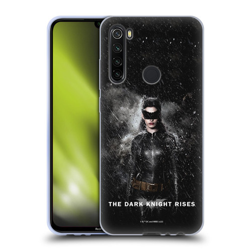 The Dark Knight Rises Key Art Catwoman Rain Poster Soft Gel Case for Xiaomi Redmi Note 8T
